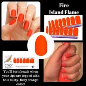 Fire island flame color street